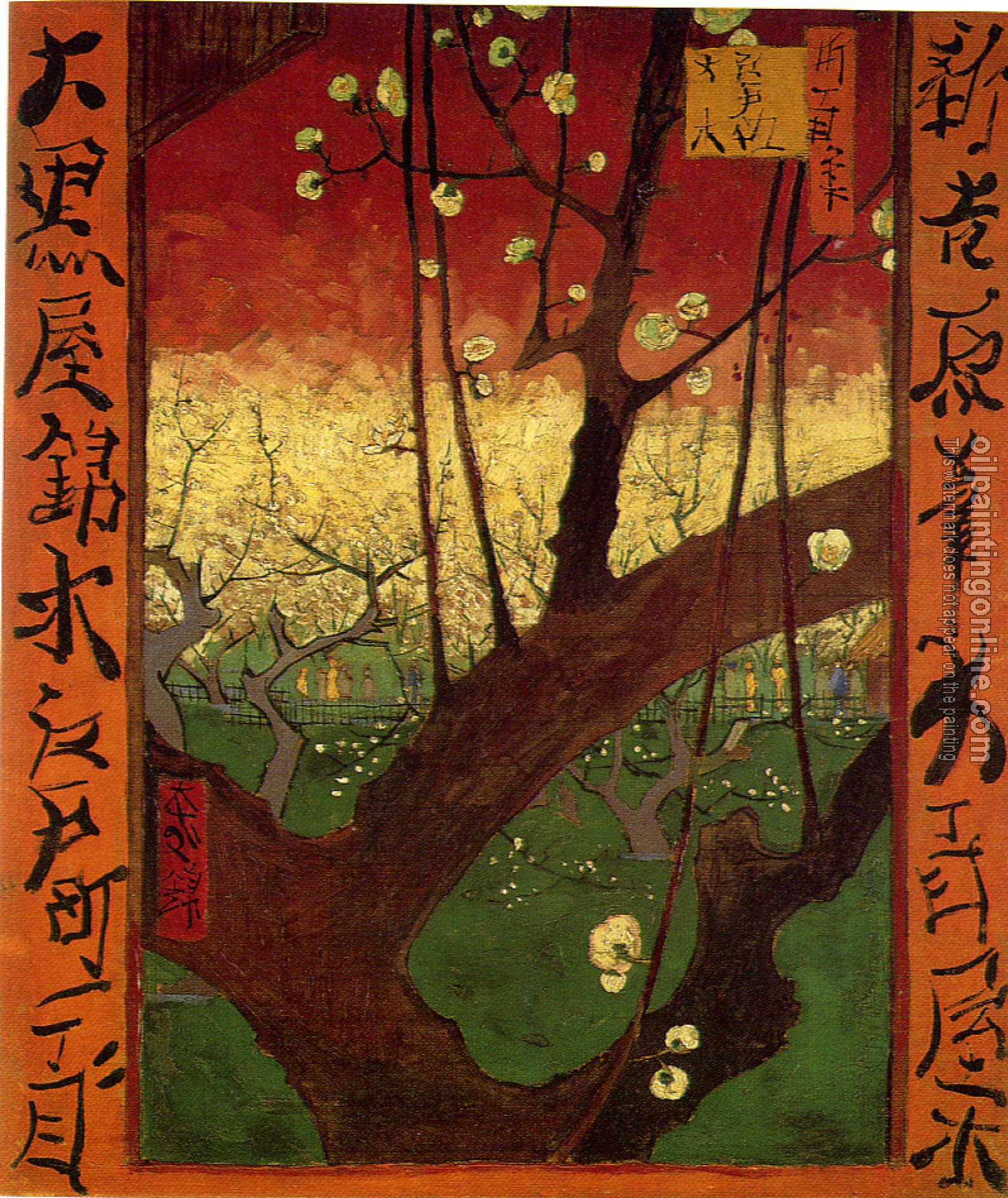 Gogh, Vincent van - Japonaiserie:Flowering Plum Tree(after Hiroshige)